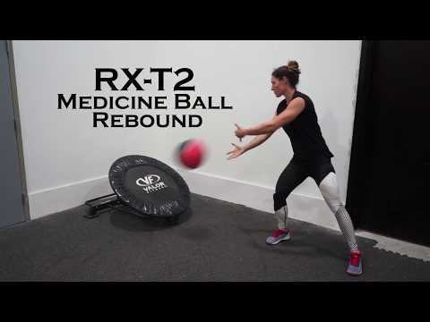 Load and play video in Gallery viewer, Valor Fitness RX-T2 Medicine Ball Rebound Trampoline
