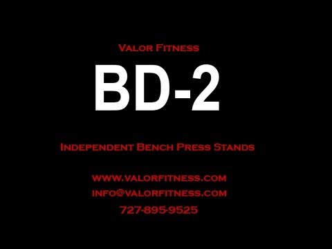 Load and play video in Gallery viewer, Valor Fitness BD-2, Bench Press Stands
