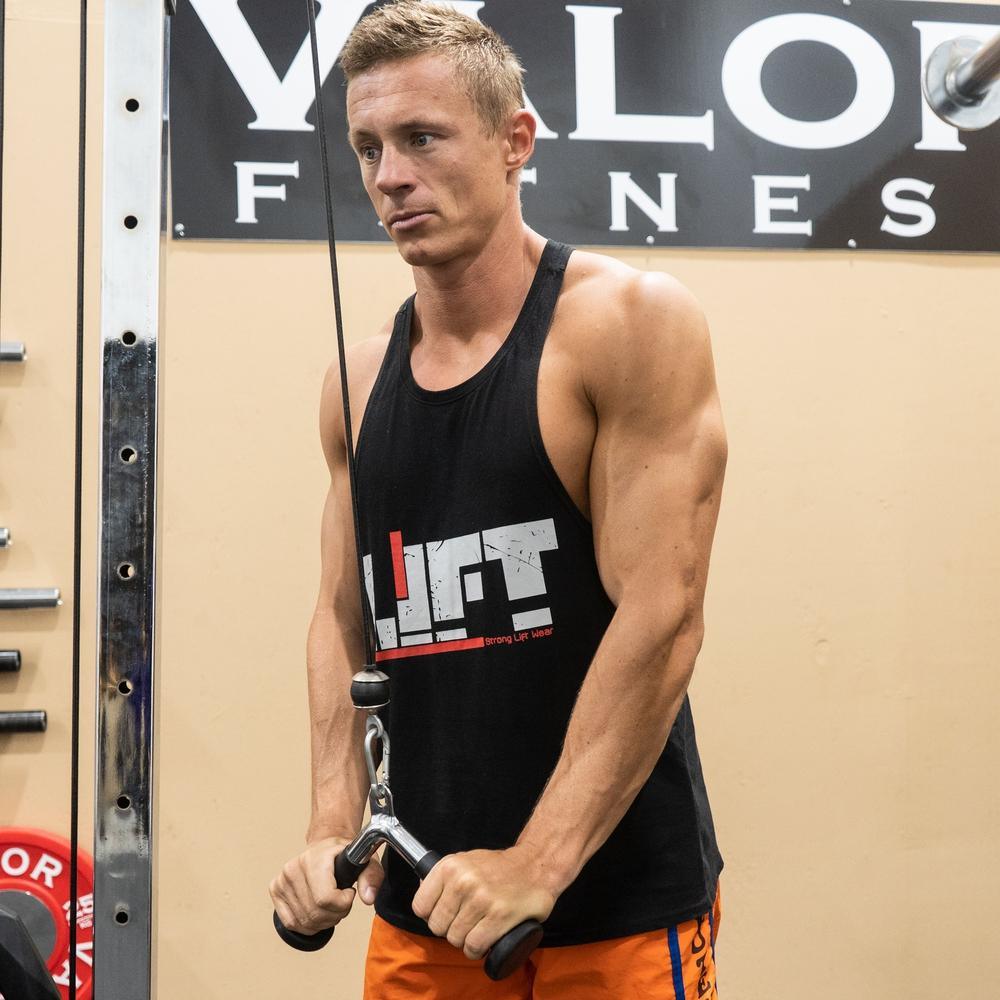V-Bar Tricep Pushdown