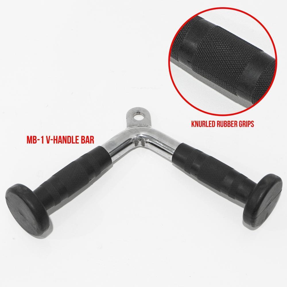 V-Bar Handle with Rubber Grips