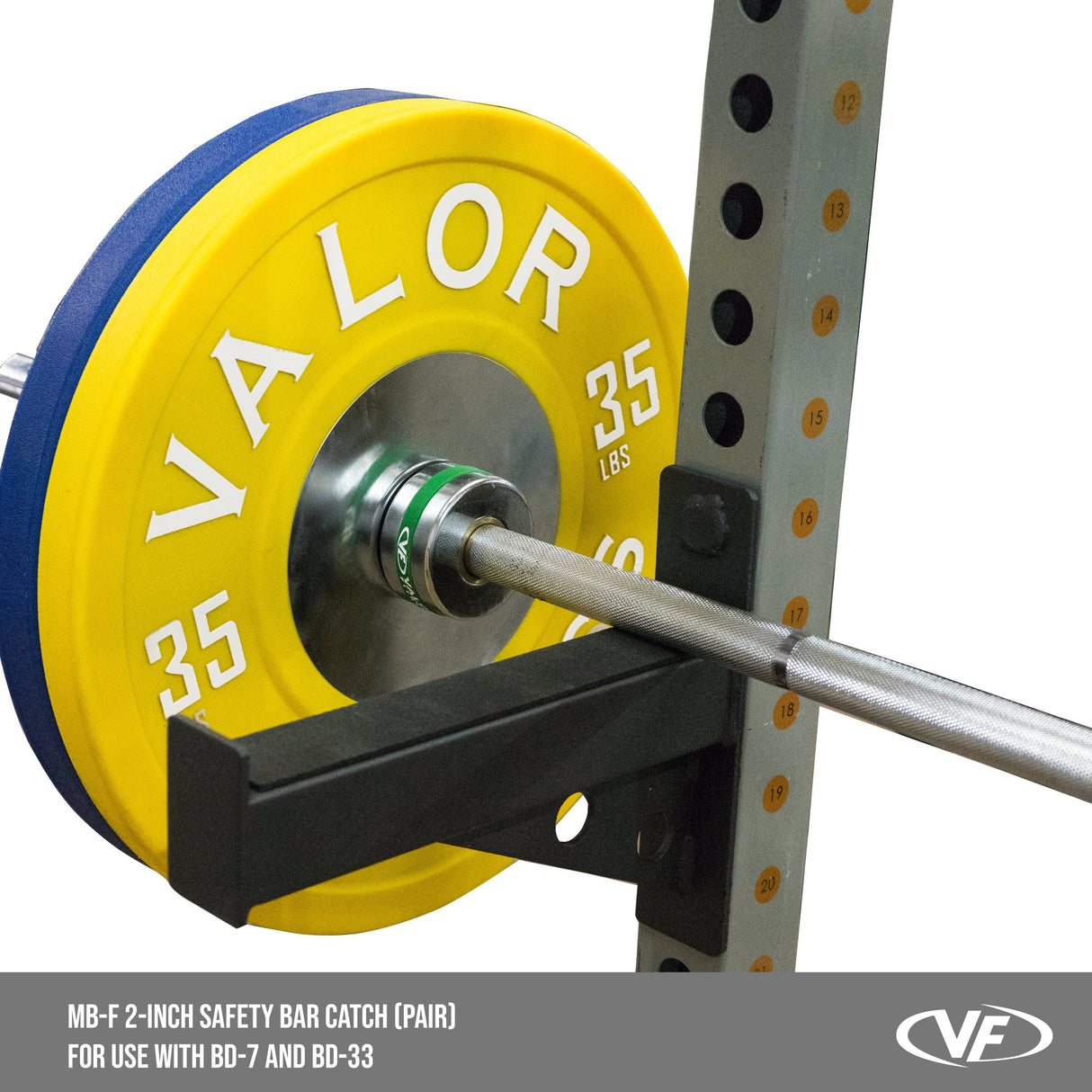 MB-F, Safety Catch Set for BD-7 & BD-33 Power Racks