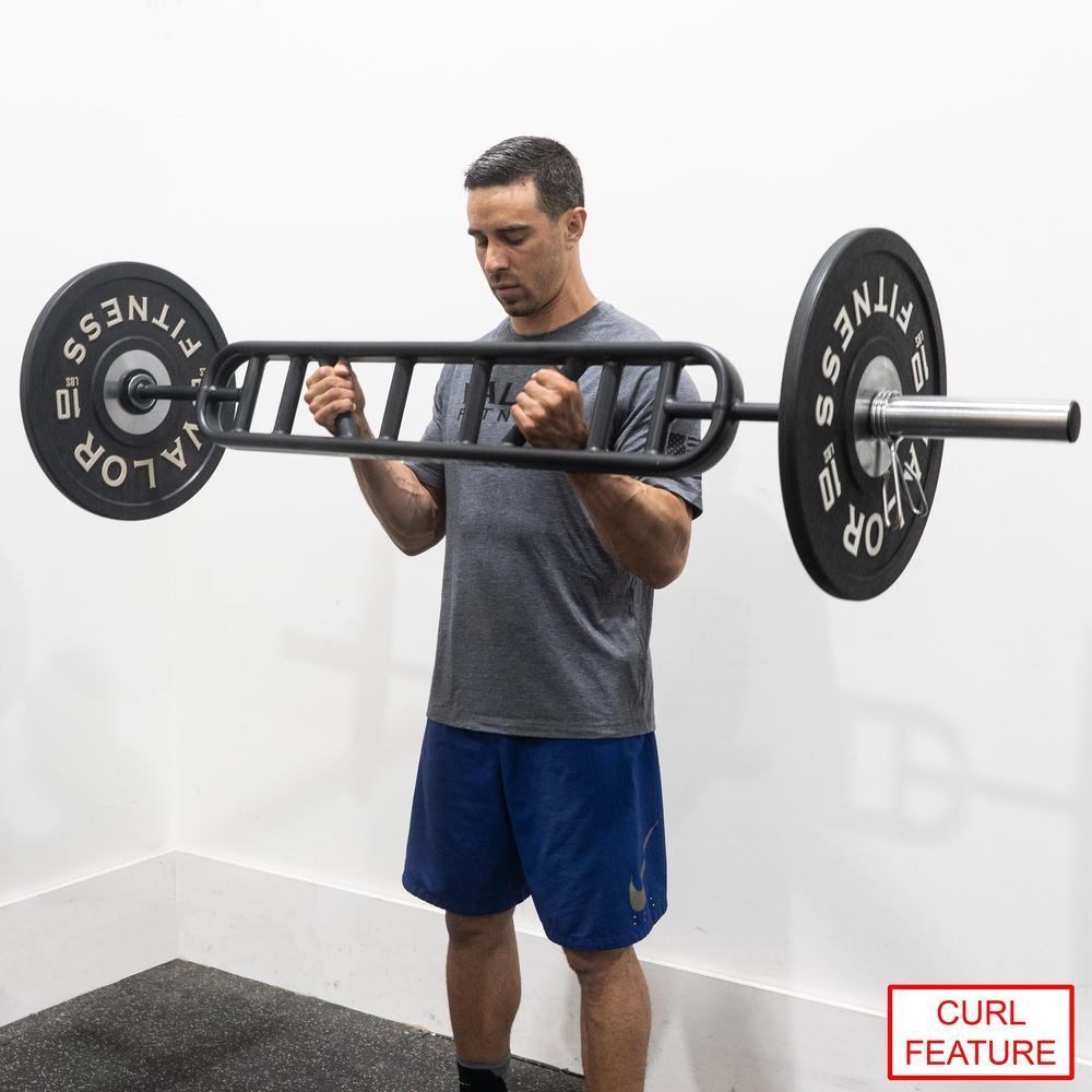 Bicep Curls with Multi-Grip Swiss Barbell