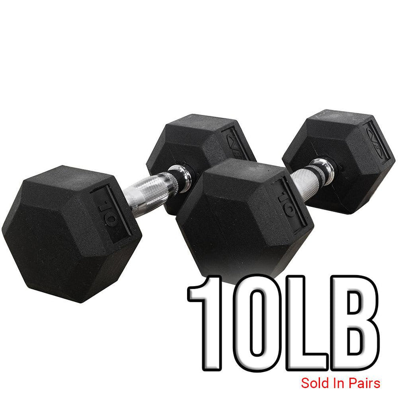 Load image into Gallery viewer, Valor Fitness RH, Rubber Hex Dumbbells
