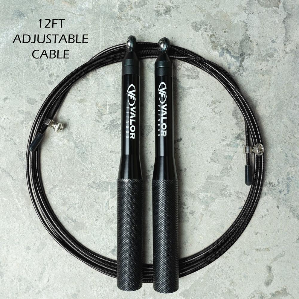 Valor Fitness SR, Speed Rope (Red or Black)