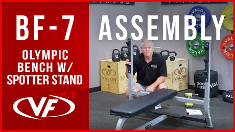 Olympic Bench Press (Standard) Assembly & Setup Guide (BF-7)