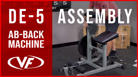 Ab Crunch/Back Extension Machine Assembly & Setup Guide (DE-5)
