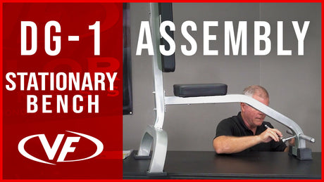 Upright Stationary Weight Bench Assembly & Setup Guide (DG-1)