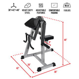 CB-31, Plate Loaded Arm Curl and Triceps Machine