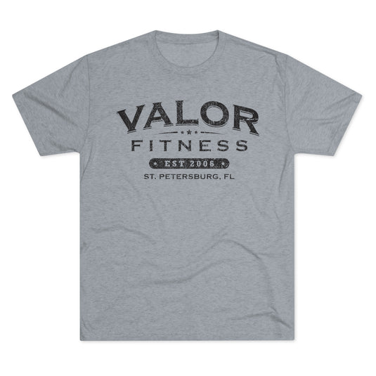 Grey Valor Fitness Established Tee
