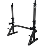Squat & Bench Press Stand w/ Plate Storage & Bar Catch