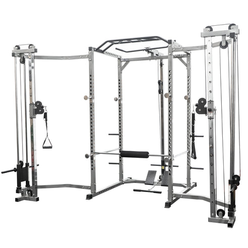 Pro 2x2 Power Rack w/ Multi Grip Pullup Bar