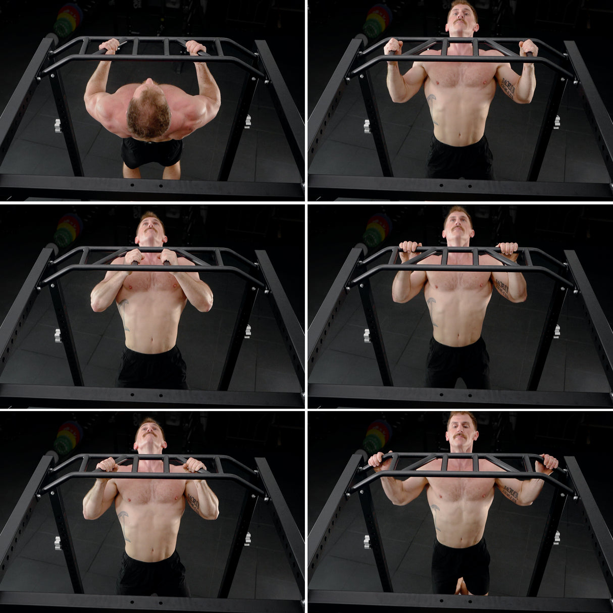 Deluxe 2.5x2.5 Power Rack w/ Multi Grip Pullup Bar