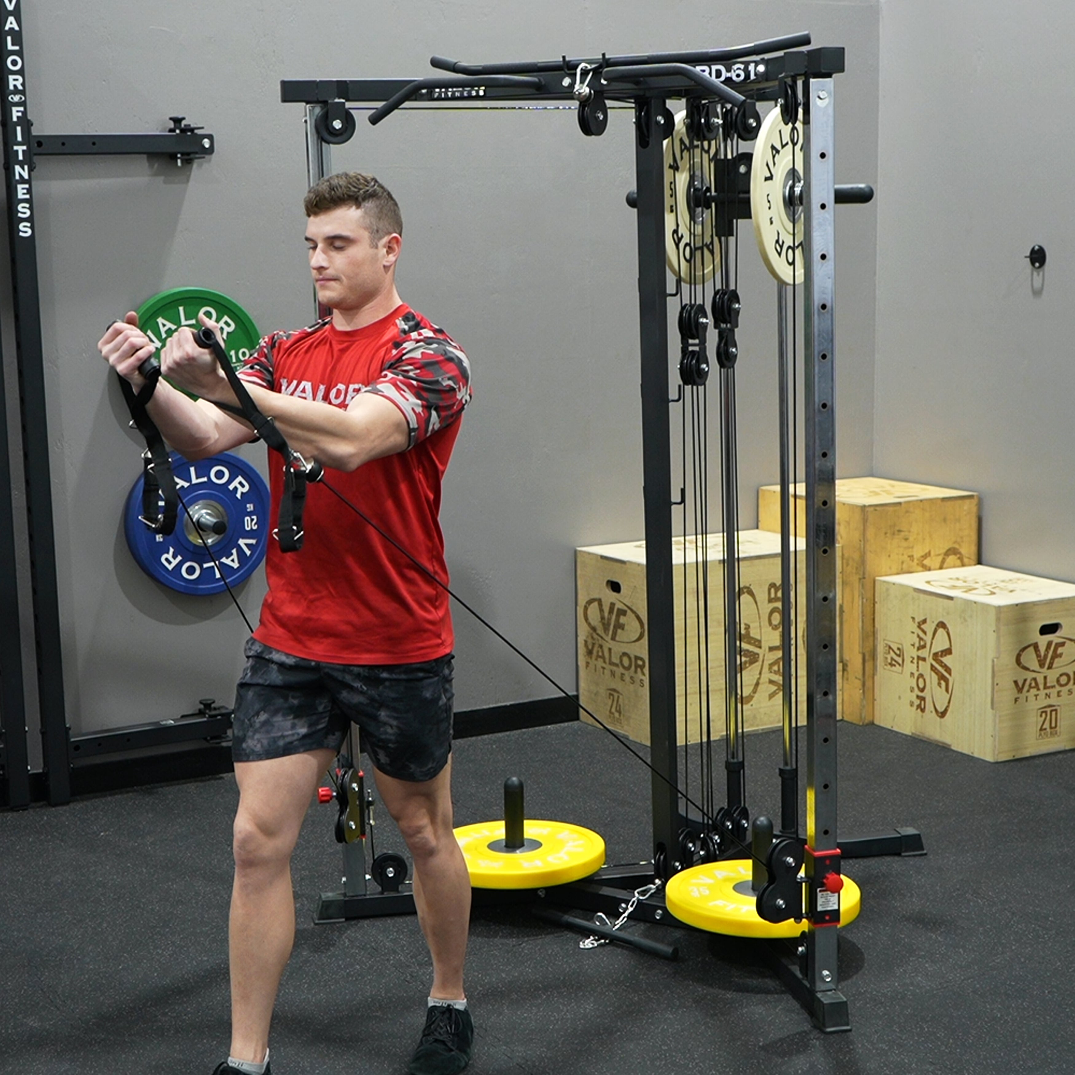 Crossover Cable Machine – Full Body Strength Station – Valor Fitness