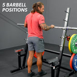 Squat - Bench Press Combo Rack w/ Plate Storage
