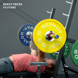 Squat - Bench Press Combo Rack w/ Plate Storage