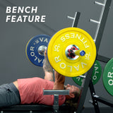 Squat - Bench Press Combo Rack w/ Plate Storage