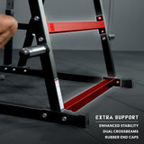 Squat - Bench Press Combo Rack w/ Plate Storage