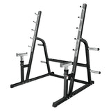 Squat - Bench Press Combo Rack w/ Plate Storage