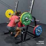 Squat - Bench Press Combo Rack w/ Plate Storage