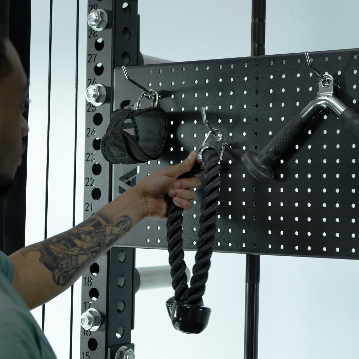 Pegboard Rack for Functional Trainers
