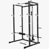 Compact 2x2 Power Rack w/ Lat Pull Station