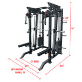 Pro Smith Machine Functional Trainer