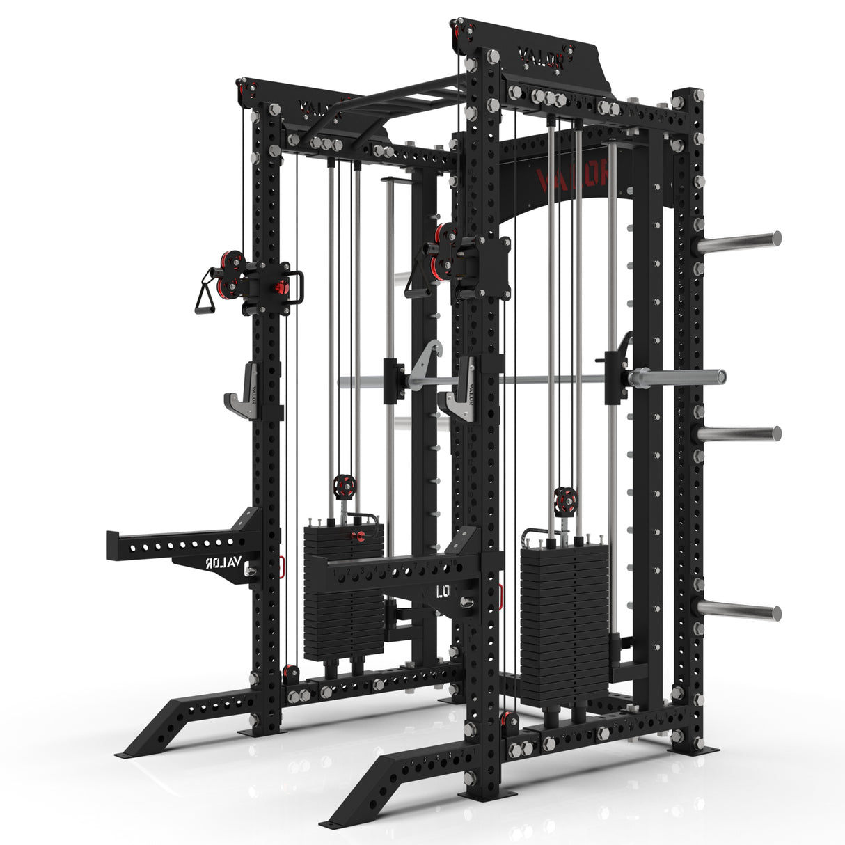 Smith Machine Functional Trainer with functional training pulley system and built in smith machine 