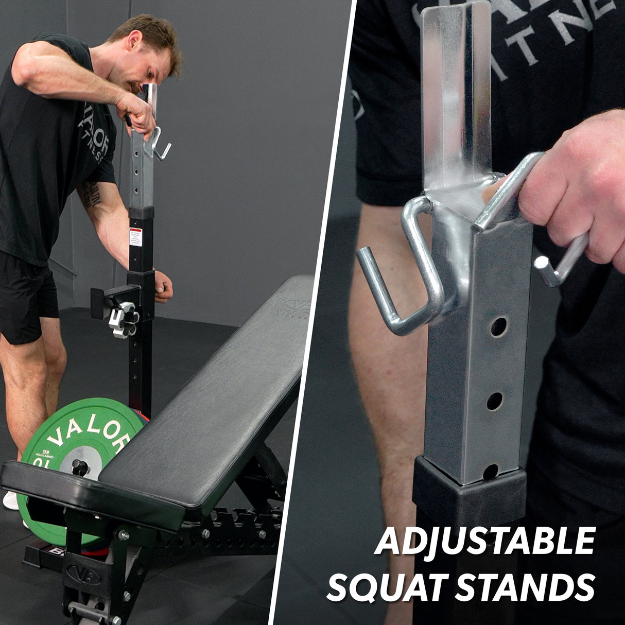 Independent Squat and Bench Stands