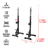 Independent Squat and Bench Stands