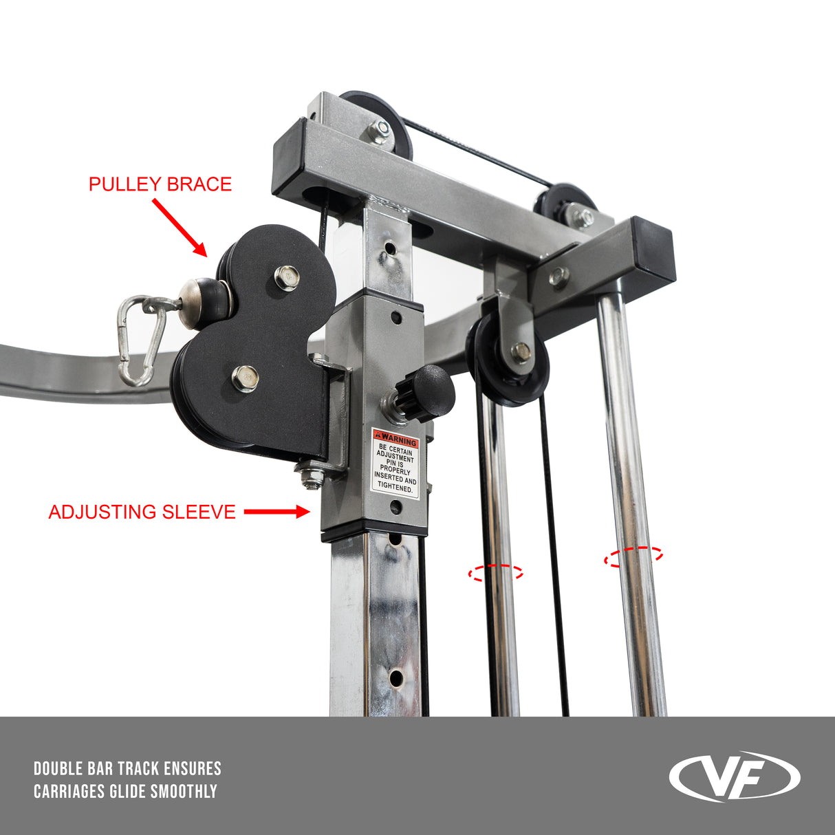 Cable Crossover Attachment for 2.5x2.5 Racks