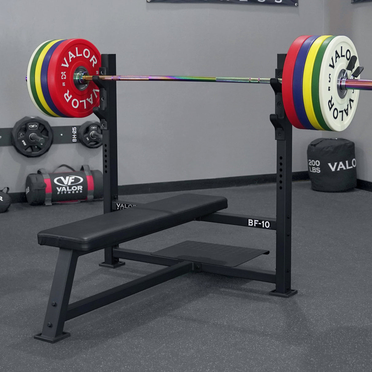 Heavy Duty Bench Press w/ Safety Catch - Spotter Stand