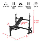 Adjustable FID Bench Press Rack