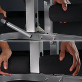 Flat - Incline Bench Press Machine w/ Converging Arms