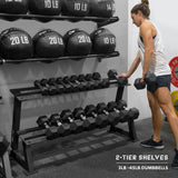 Dumbbell 2 Tier Storage Rack