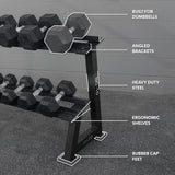 Dumbbell 2 Tier Storage Rack
