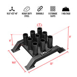 Vertical Barbell Storage Stand for 9 Bars