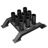 Vertical Barbell Storage Stand for 9 Bars