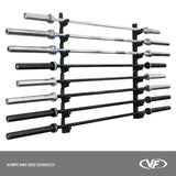 Gun Rack Barbell Storage for 8 Bars