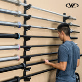 Gun Rack Barbell Storage for 8 Bars