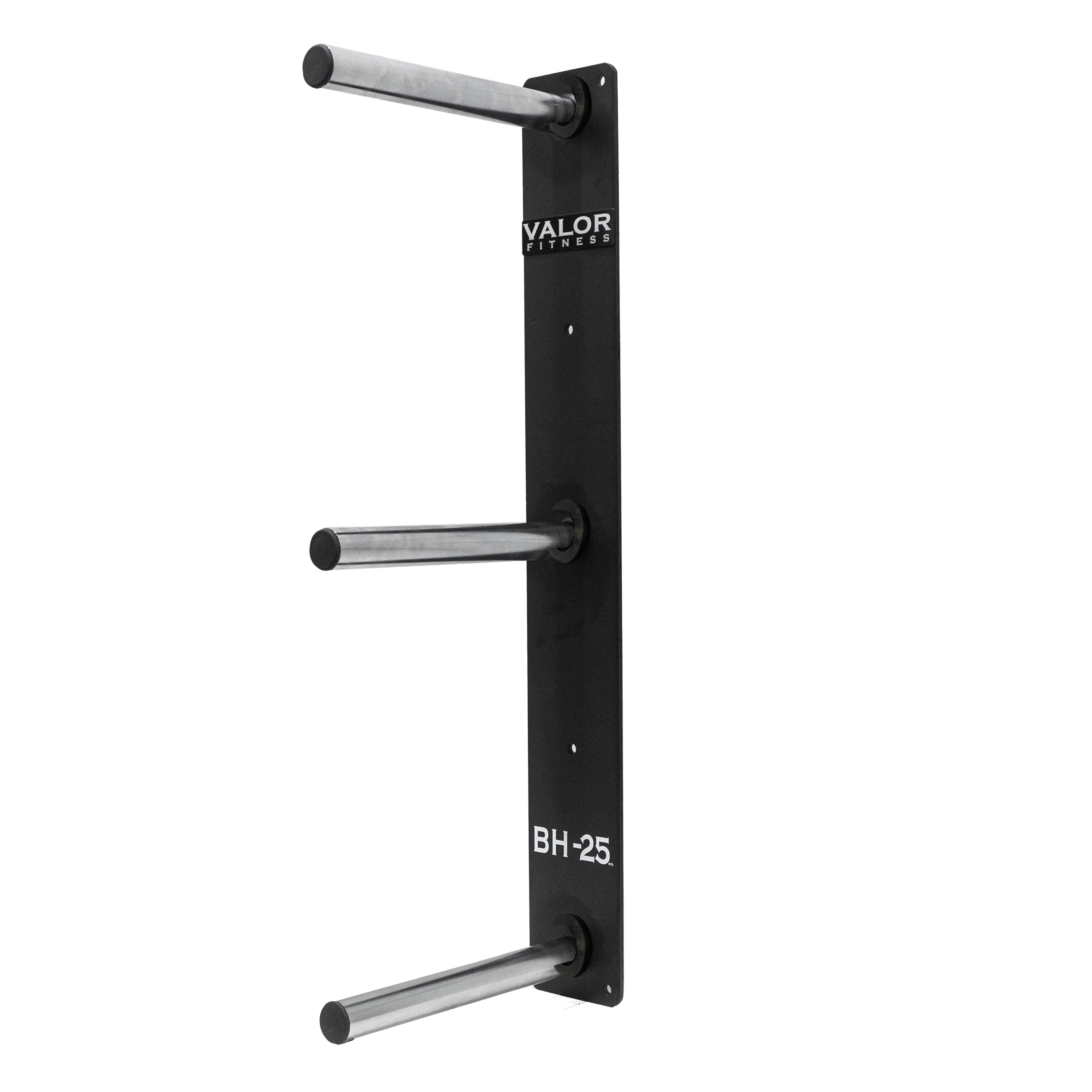 3-Peg Wall Mounted Bumper Plate Storage Rack | Valor Fitness BH-25