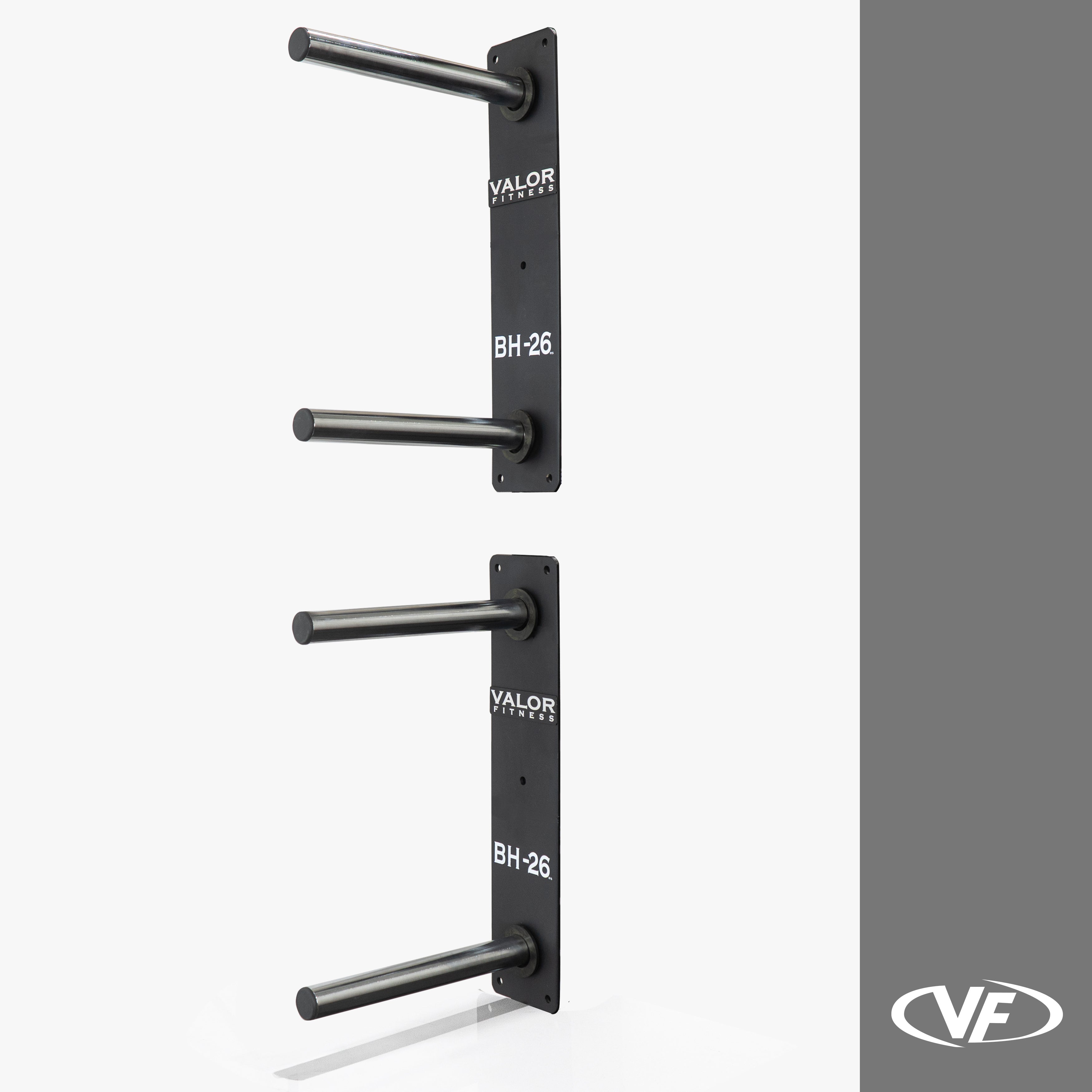 Weight Plate Wall Mounted Storage Rack - Angled 4-Peg Design - Olympic  Sized Weight Plate Organizer - Anchored Wall Mounted Storage