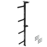 Wall Mounted Storage for Bumper Plates and Barbells