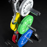 Elevated Storage Tree for Olympic Plates and Barbells