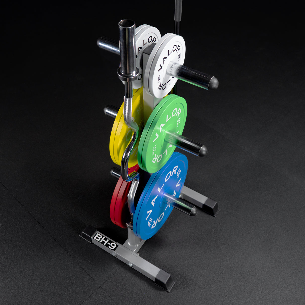 Storage Tree for Olympic Plates and Barbells