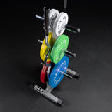 Storage Tree for Olympic Plates and Barbells