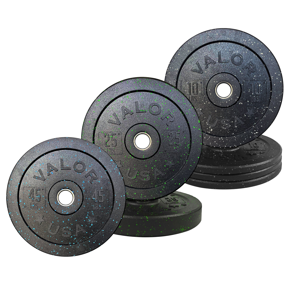 USA Made Rubber Bumper Plates (LB)