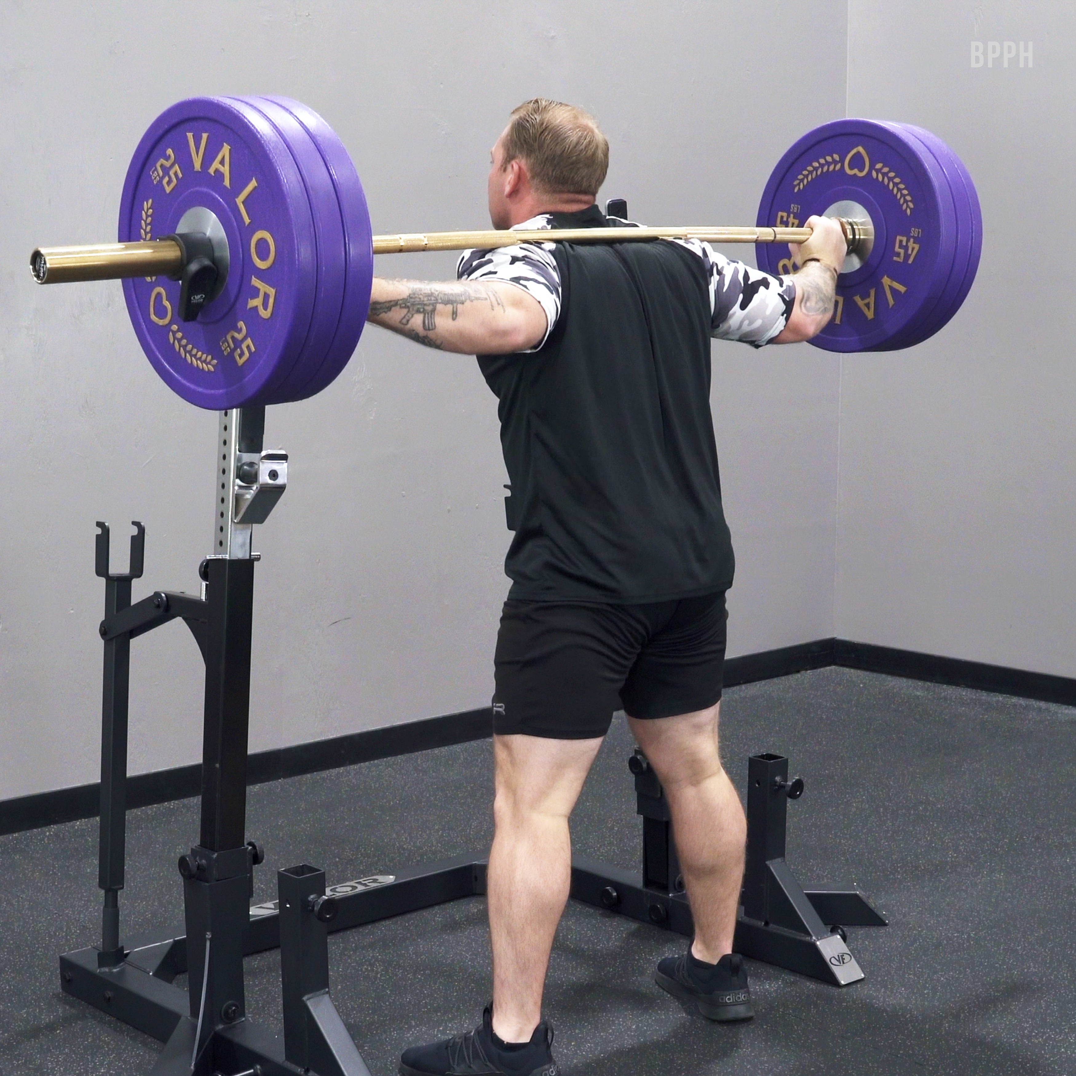 Purple Heart Bumper Plates – Veteran Tribute – Valor Fitness