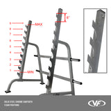 Sawtooth Squat Rack - Bench Press w/ Plate Storage