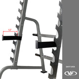 Sawtooth Squat Rack - Bench Press w/ Plate Storage