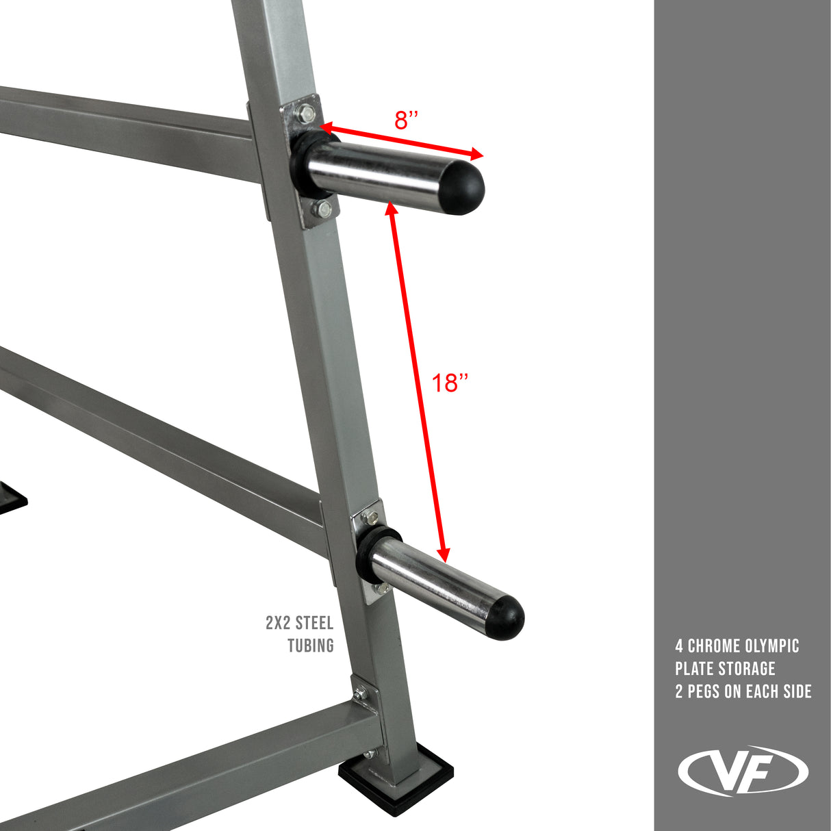 Sawtooth Squat Rack - Bench Press w/ Plate Storage